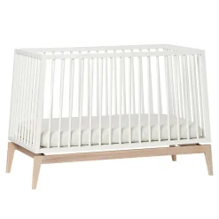 Leander , Luna Babyseng, 120x60 cm, Hvit/Eik Outlet
