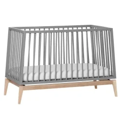 Leander , Luna Babyseng, 120x60 cm, Grå/Eik Sale