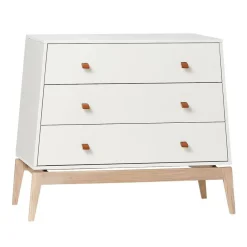 Leander , Luna Kommode, Hvit/Eik Sale