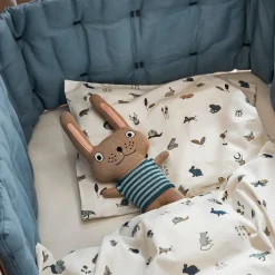 Leander , Sengekant til Linea og Luna Babyseng, Dusty Blue Outlet