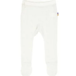 Joha Leggings m/fot, , Ull/Silke, Offwhite