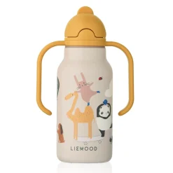 Liewood Drikkeflaske Kimmie, Around the world / Sandy, 250ml Clearance