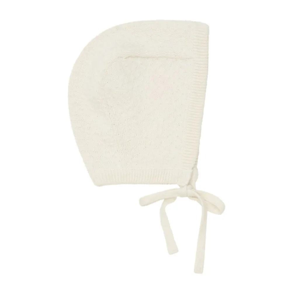 Huttelihut Lue, , Strikket Bomull, Antique White Online