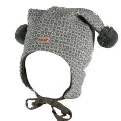 Kivat Lue m/knyting, , Ull, Sand/Grønn Discount