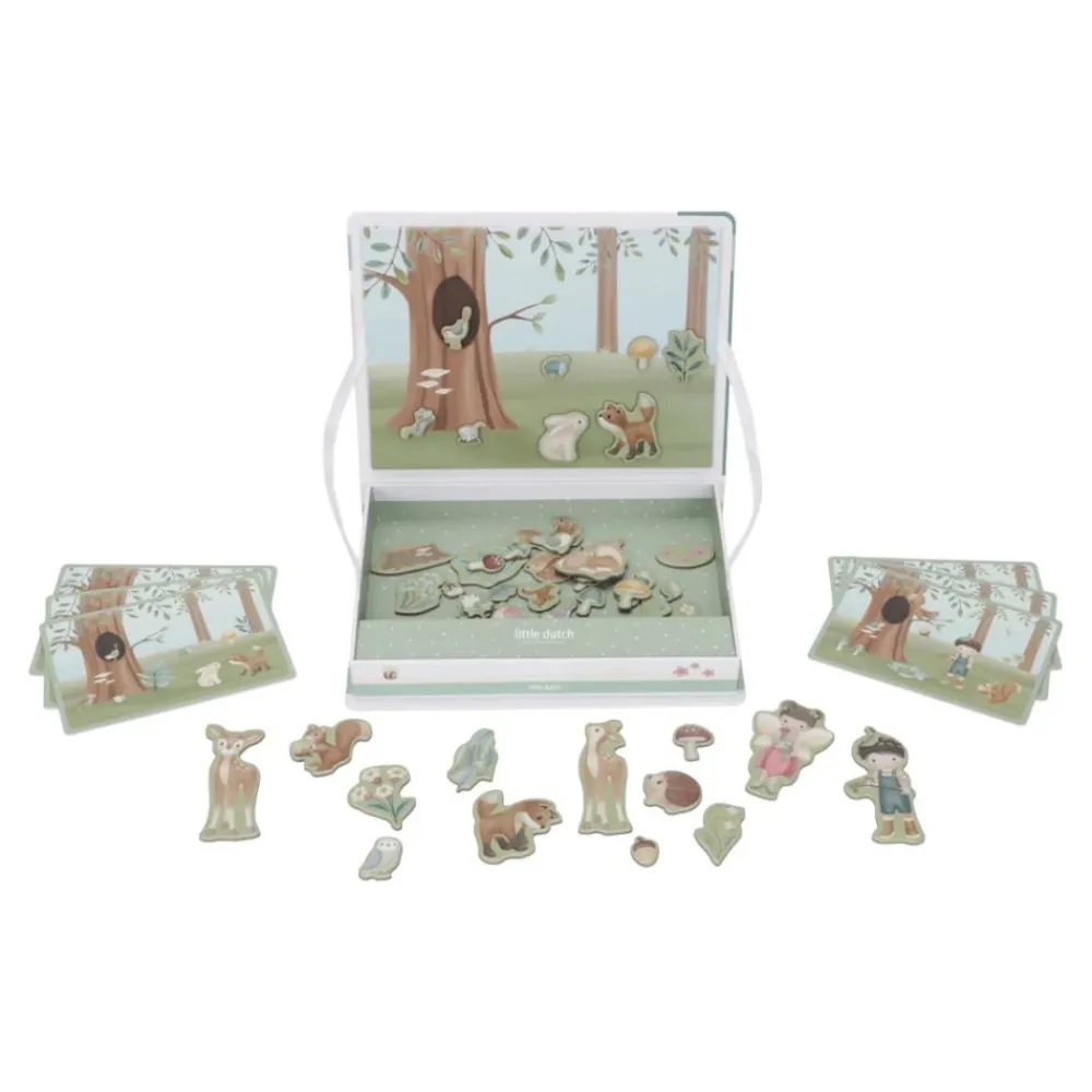 Little Dutch Magnetisk lekesett, , Forest Friends Discount