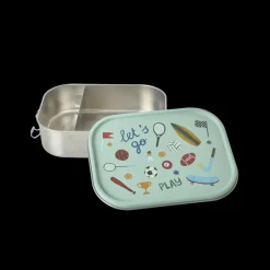 Rice Matboks i rustfritt stål med sportsmotiv, Stor, 1400ml, Clearance