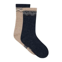 Minymo Ullsokker 2 pk, Mørk Blå Sale