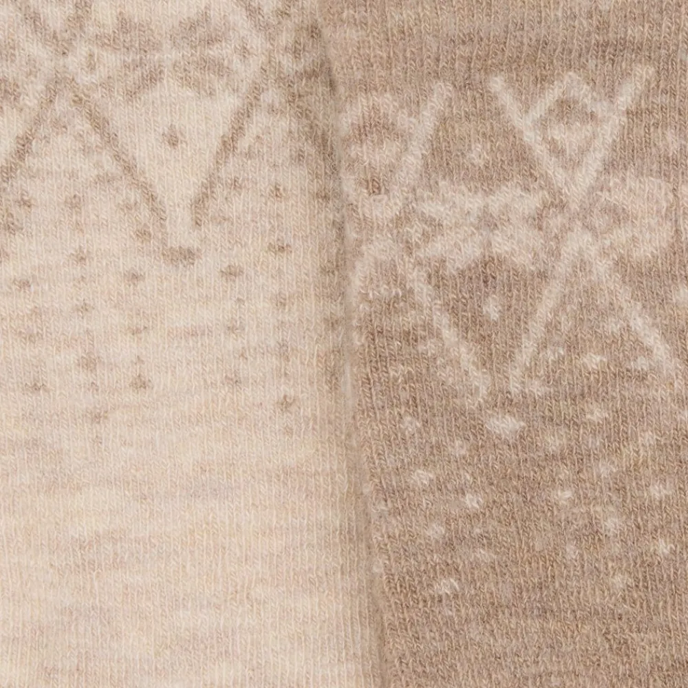 Minymo Ullsokker 2 pk, Sand Sheer Bliss Hot