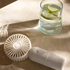 Moonboon Håndvifte, Cream White Online