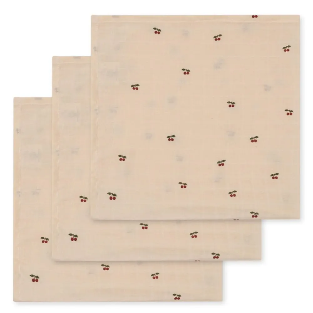 Konges Sløjd Muslin, , 3pk, Cherry Online