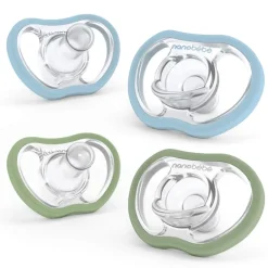 Narresmokk, Nanobébé, Active Flexy,  Lys Blå og Sage Grønn (4mnd+) - 4pk Best