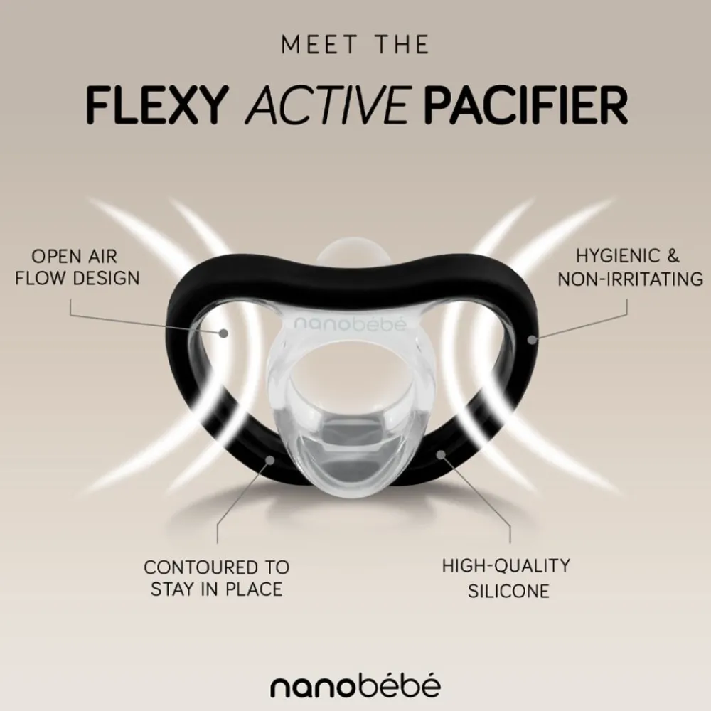 Narresmokk, Nanobébé, Flexy, Rosa - (3mnd +) 2pk Outlet