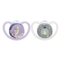 NUK , Smokk,Night & Day, Silicon, Cat/Firefly, 0-6 mnd Outlet