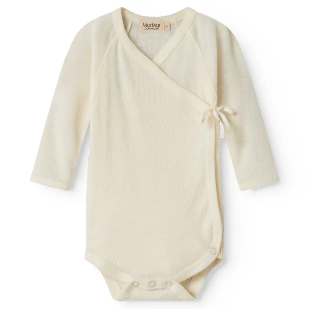 Marmar Omslagsbody, , Wool Rib, Belita, Natural Best