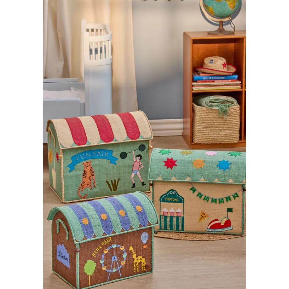 Rice Oppbevaringshus, Karnevalmotiv (sett med 3), Outlet