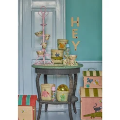 Rice Oppbevaringshus med sommerfuglmotiv, Outlet