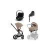 Cybex Pakketilbud, , Priam, Matt Black, Cozy Beige + Cloud T Plus og Base T Hot