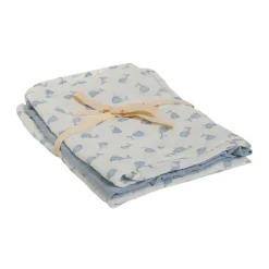 Pippi Gassklut Muslin 3pk, Ashley Blue Hot