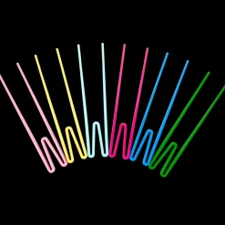 Rice Plastspisepinner for nybegynnere, 6pk, New