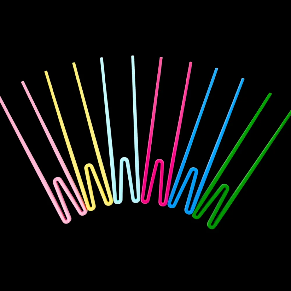 Rice Plastspisepinner for nybegynnere, 6pk, New