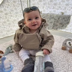 Pop-Up UV Telt, Sandy, XL, Palm Trees Pink, UV50+ Clearance