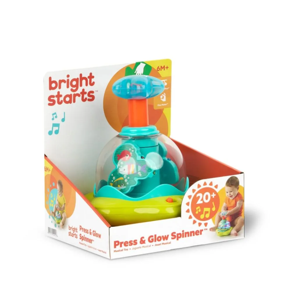 Press & Glow Spinner, Bright Starts Sale