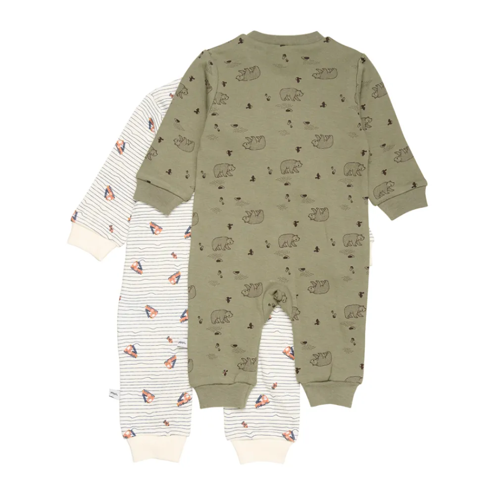 Pippi Pysj m/ glidelås 2pk, , Deep Lichen Green