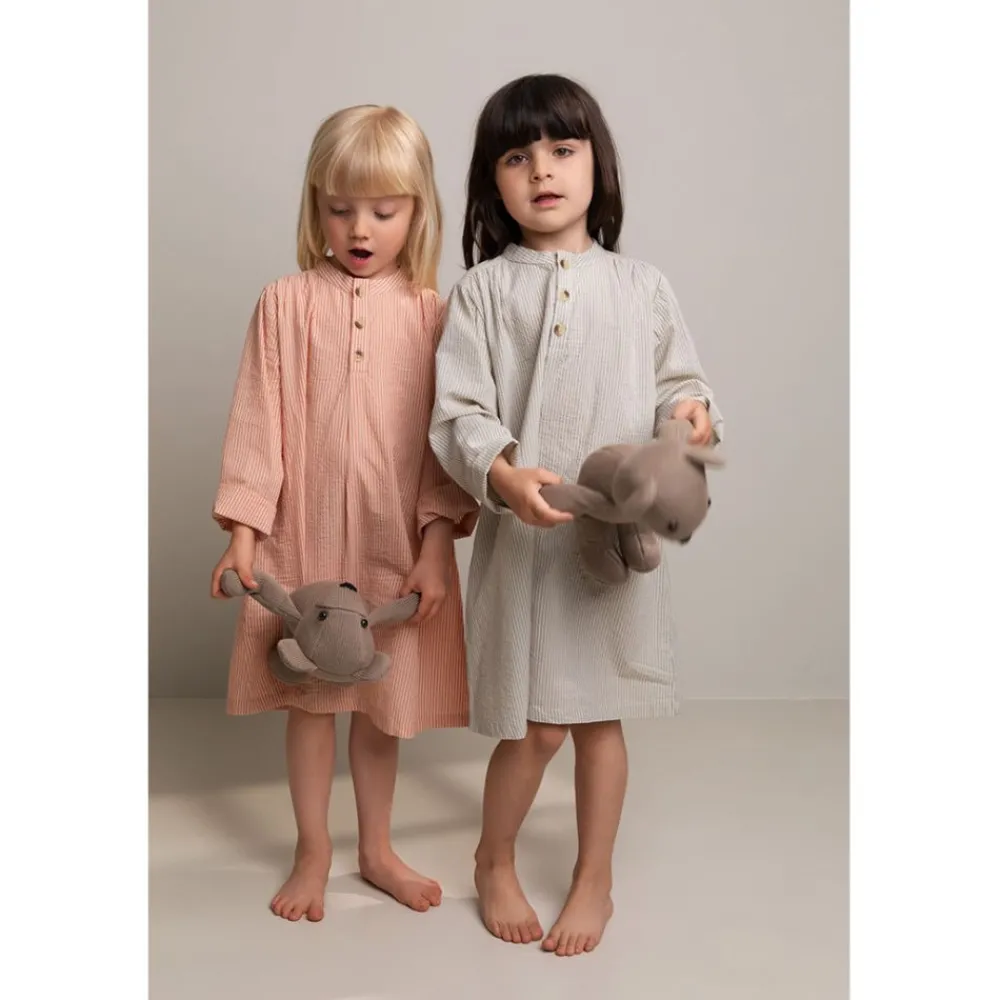 Marmar Pysjamas Kjole, , Blue Stone Stripe Discount