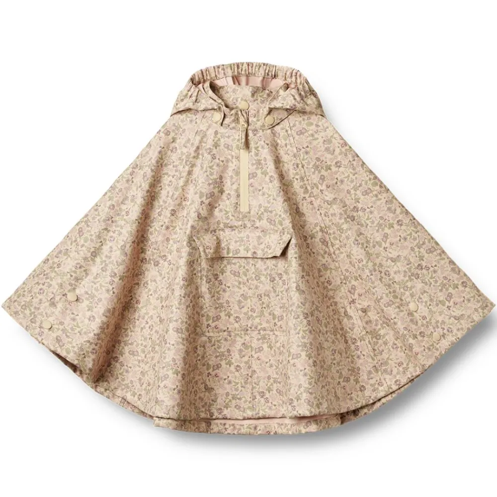 Wheat Regnponcho, , Drops, Rose Flower Field Outlet