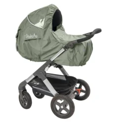 Tinkafu Regntrekk Med Skjerm, , Magic Print, Sage