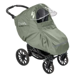 Tinkafu Regntrekk Med Skjerm, , Magic Print, Sage