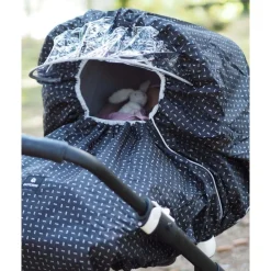 Easygrow Regntrekk m/skjerm, , Refleks Stroke New