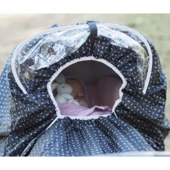 Easygrow Regntrekk m/skjerm, , Refleks Stroke New