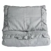 Sengesett, NG Baby, Lin Ruffle, Grey, 65x80/35x40cm Online