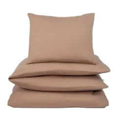 Sengesett, NG Baby, Muslin, 80*100 35*40cm, Brown Best