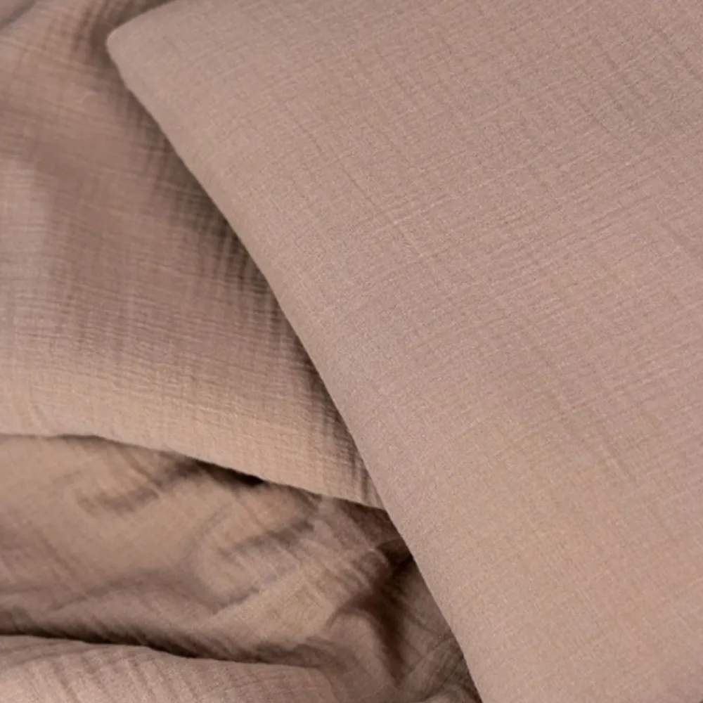 Sengesett, NG Baby, Muslin, 80*100 35*40cm, Brown Best