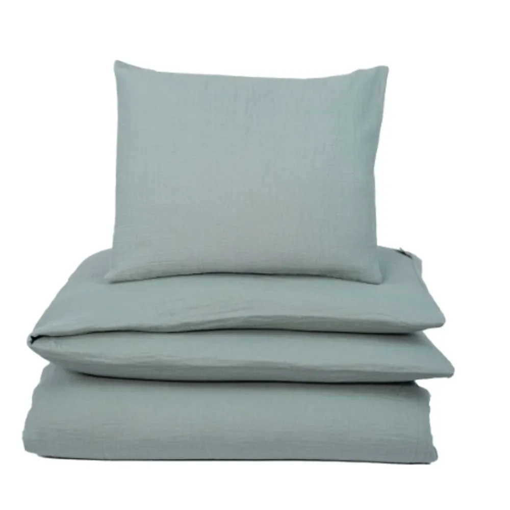 Sengesett, NG Baby, Muslin, Frosty Green, 80x100/35x40 Sale