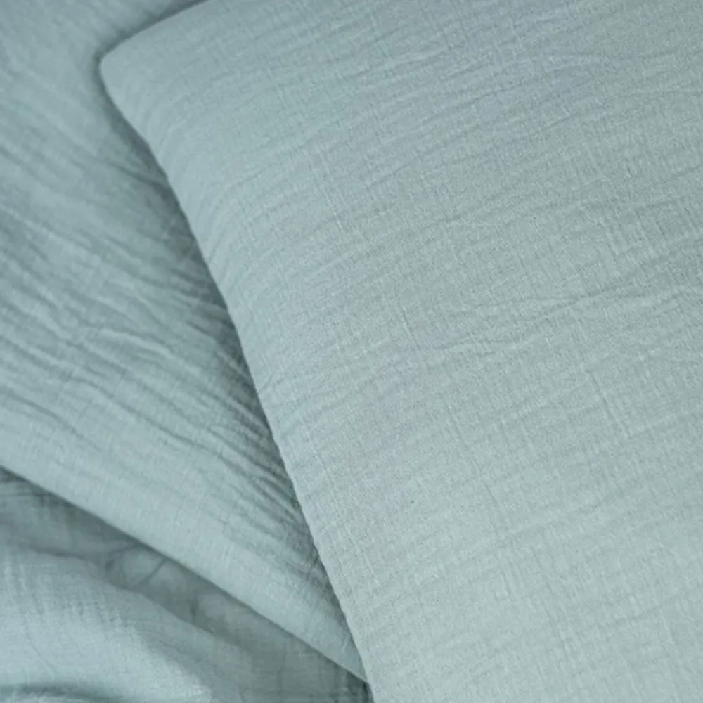 Sengesett, NG Baby, Muslin, Frosty Green, 80x100/35x40 Sale