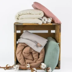 Sengesett, NG Baby, Muslin, Frosty Green, 80x100/35x40 Sale