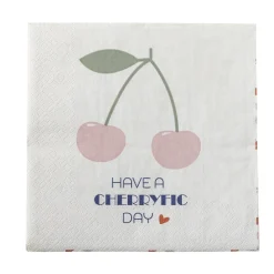 Bloomingville Servietter, MINI, Cherry, Rosa Sale