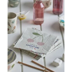 Bloomingville Servietter, MINI, Cherry, Rosa Sale