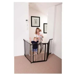 Dreambaby Sikkerhetsgrind, Adapta, , sort Discount