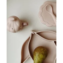 Konges Sløjd Silikonbolle, Sitron, , Rose Sand Online