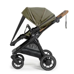 Emmaljunga Sittedel ERGO+, , Outdoor Olive (Black Frame) Clearance