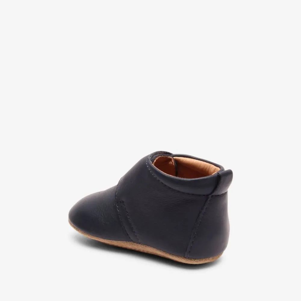 Bisgaard Skinntøfler, , Navy Best