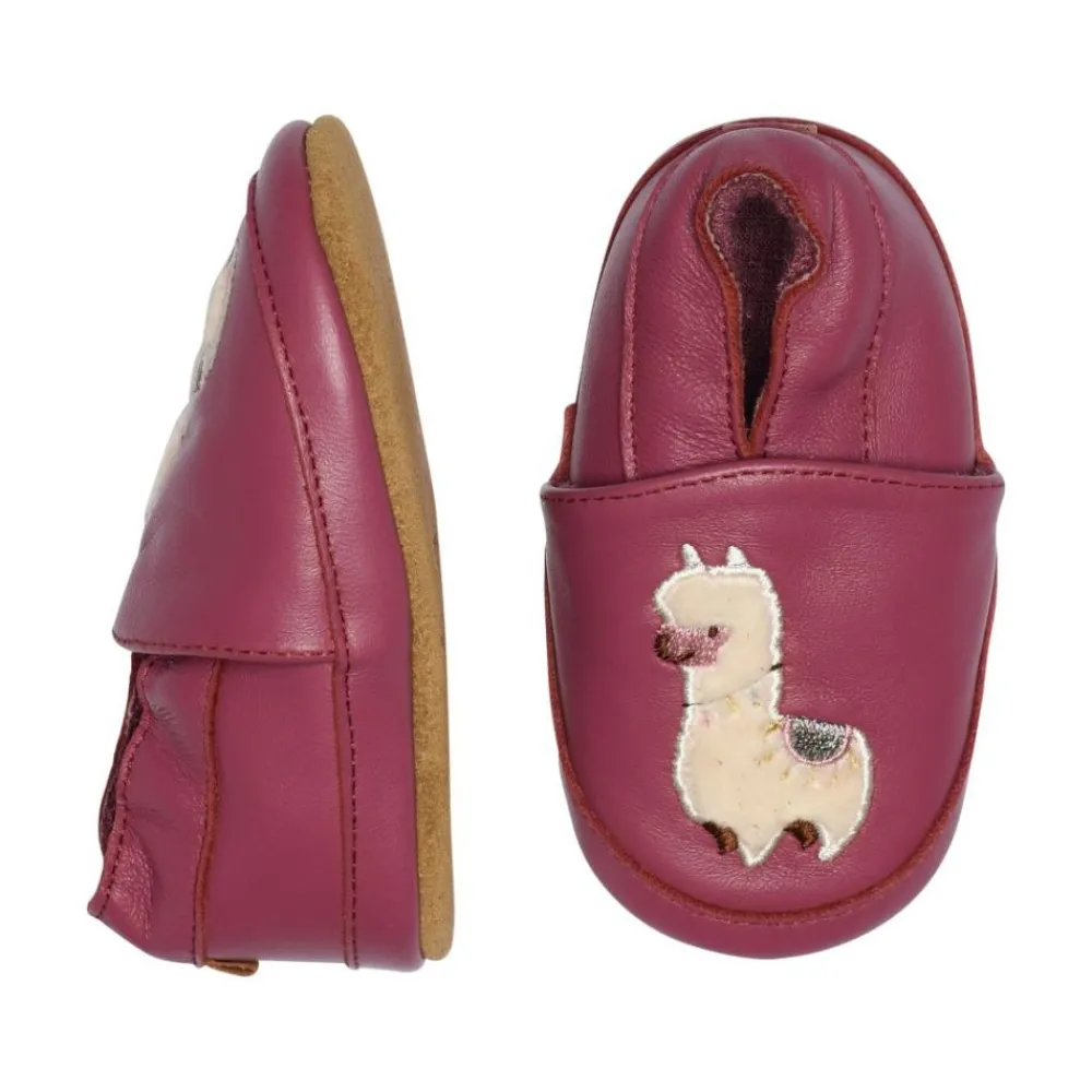 Mp Skinntøfler, , Llama, Red Violet Hot