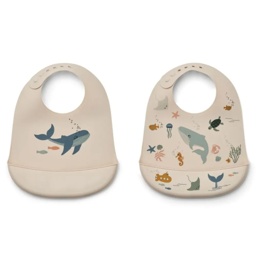 Liewood Smekke, , Tilda, Sea creature / Sandy, 2pk Sale