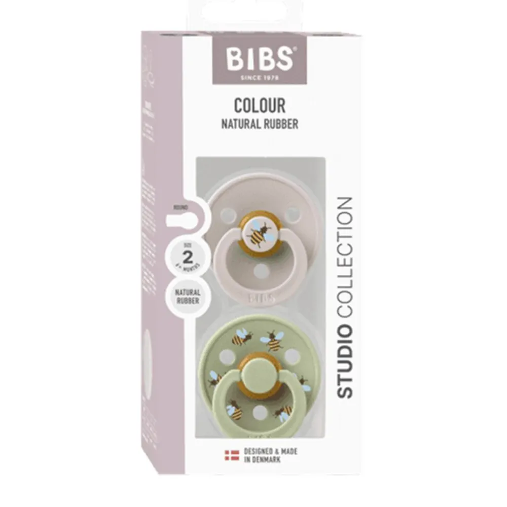 Bibs Smokk, , 2 pk, Bumblebee, Latex Size 2, Mushroom Mix Clearance