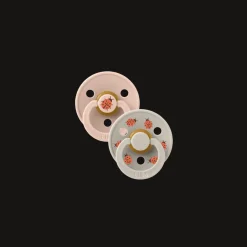 Bibs Smokk, , 2 Pk, Ladybug Latex Size 1, Blush Mix Best