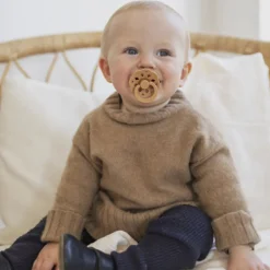 Bibs Smokk, , Boheme, Latex, Size 2, Woodchuck/Blush, 2pk New